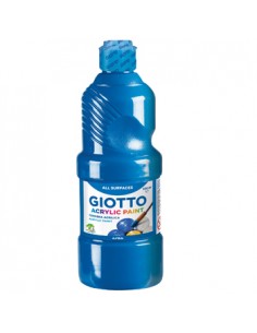 Guache Liquido Giotto Acrilico 500ml Azul