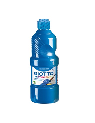 Guache Liquido Giotto Acrilico 500ml Azul