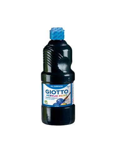 Guache Liquido Giotto Acrilico 500ml Preto