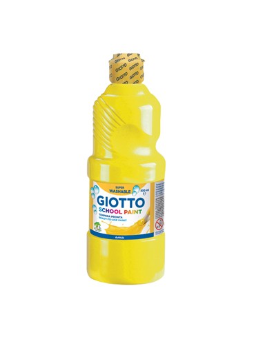 Guache Liquido Giotto Escolar 500ml Amarelo