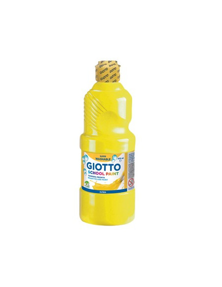 Guache Liquido Giotto Escolar 500ml Amarelo