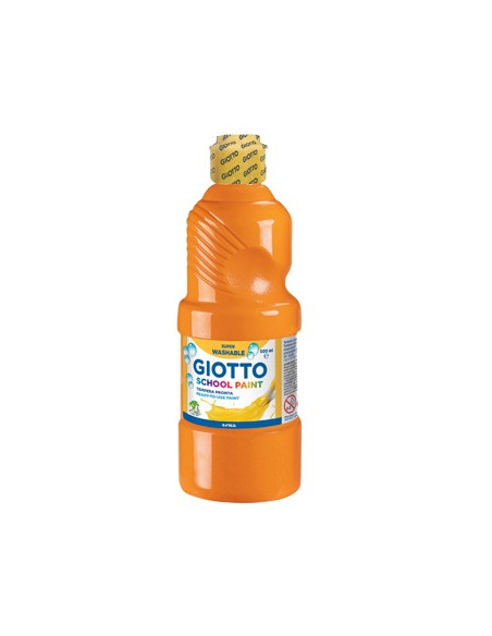 Guache Liquido Giotto Escolar 500ml Laranja
