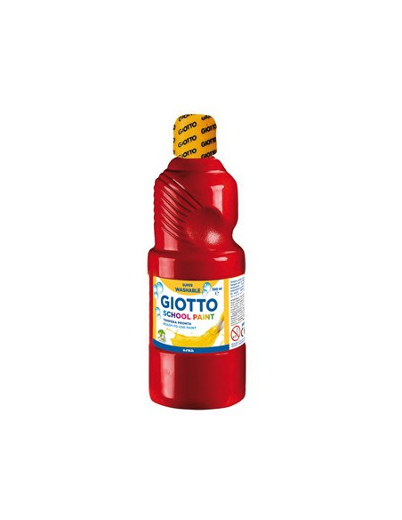 Guache Liquido Giotto Escolar 500ml Vermelho