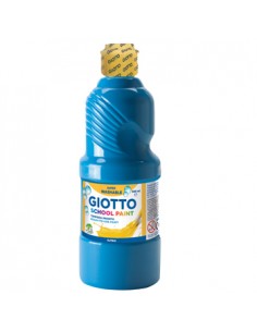 Guache Liquido Giotto Escolar 500ml Azul Cyan