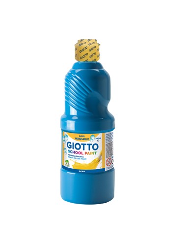 Guache Liquido Giotto Escolar 500ml Azul Cyan