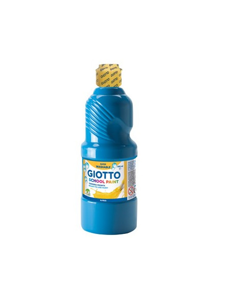 Guache Liquido Giotto Escolar 500ml Azul Cyan