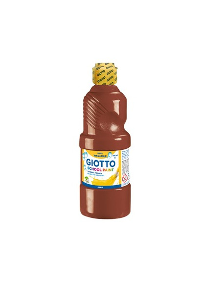 Guache Liquido Giotto Escolar 500ml Castanho