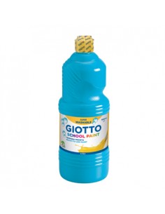 Guache Liquido Giotto Escolar 1 Litro Azul Cyan