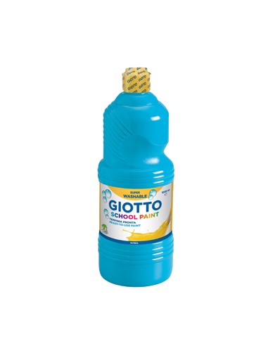 Guache Liquido Giotto Escolar 1 Litro Azul Cyan