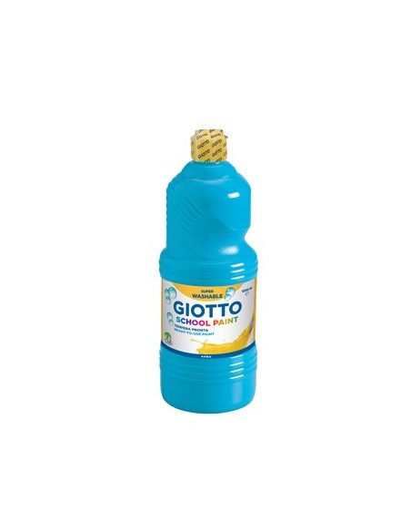 Guache Liquido Giotto Escolar 1 Litro Azul Cyan