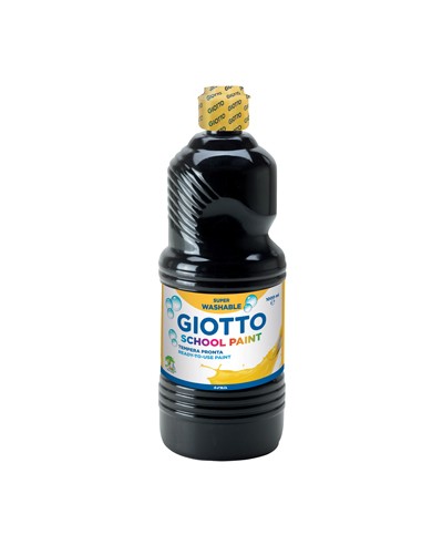 Guache Liquido Giotto Escolar 1 Litro Preto