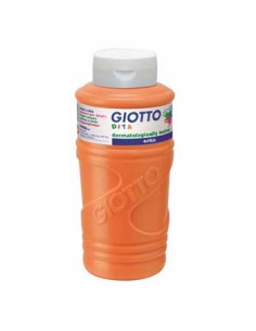 Guache Pintura Dedos Giotto Dita 750ml Laranja