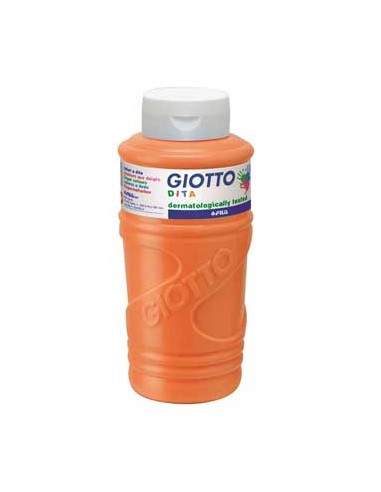 Guache Pintura Dedos Giotto Dita 750ml Laranja