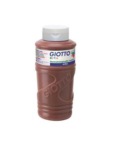 Guache Pintura Dedos Giotto Dita 750ml Castanho