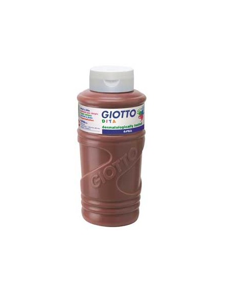 Guache Pintura Dedos Giotto Dita 750ml Castanho