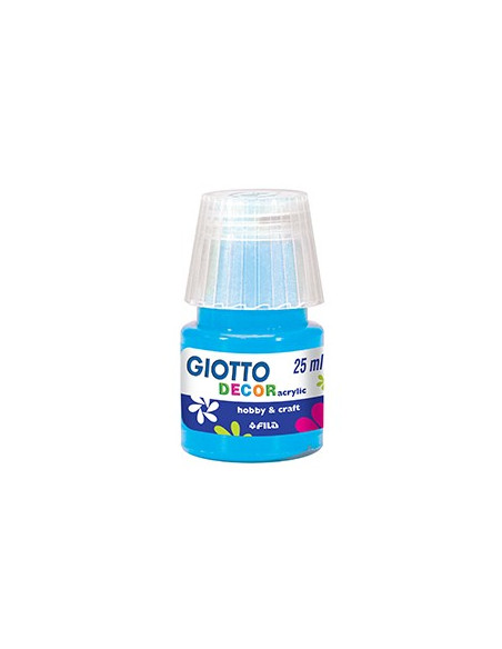 Guache Liquido Giotto Decor Acrilico 25ml Azul Cyan