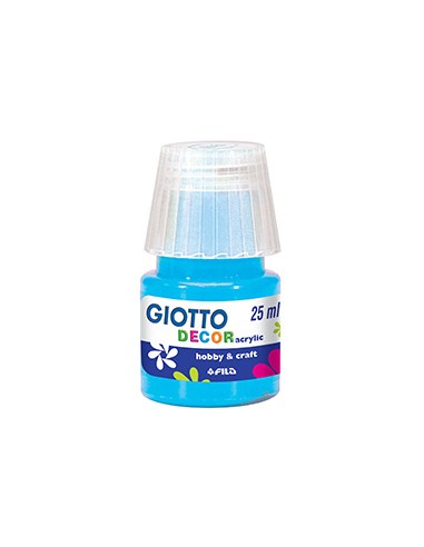 Guache Liquido Giotto Decor Acrilico 25ml Azul Celeste