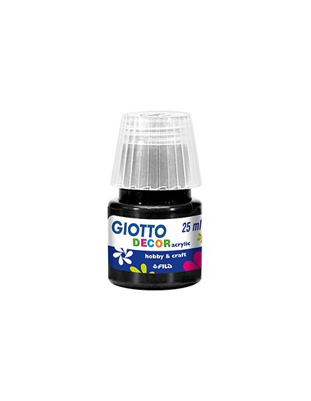 Guache Liquido Giotto Decor Acrilico 25ml Preto