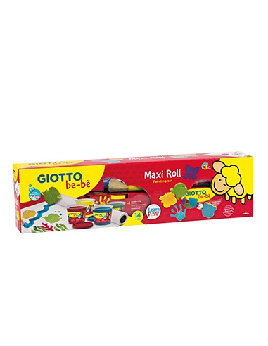 Guache Pintura Dedos Giotto Be-Be Set Pintura Dedos+Maxi Rol