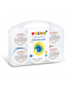 Guache Pintura Dedos Textil Primo 100ml Pack 6 Cores