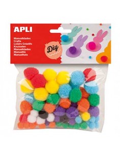 Pom Pom Apli Cores Sortidas 78un