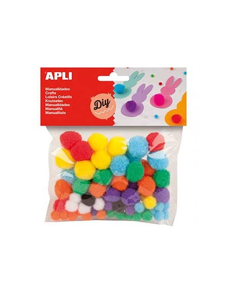 Pom Pom Apli Cores Sortidas 78un