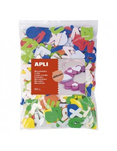 Letras Adesivos Goma Eva Cores Sortidas 500un