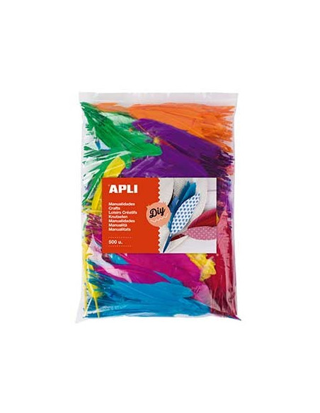 Penas (Manualidades) Apli Sortido 500un