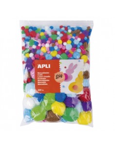 Pom Pom Apli Cores Sortidas 500un