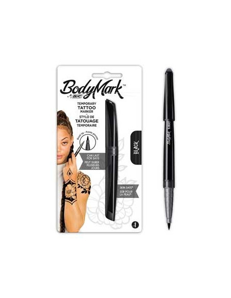 Marcador Tatuagens Temporárias BIC Preto 1un