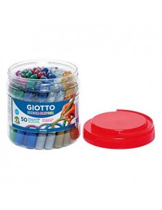Marcadores Giotto Glitter Glue Cores Sortidas 50x10,5ml