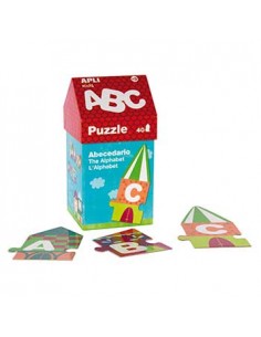 Jogo Puzzle Apli Casinha ABC Alfabeto 40 Peças