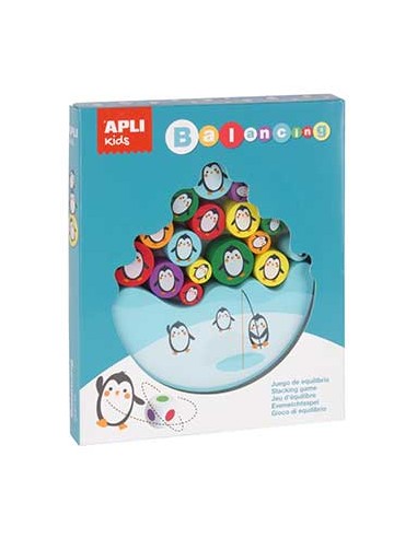 Jogo Puzzle Apli Madeira Tema Equilibrio 16 Peças