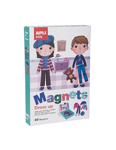 Jogo Educativo Magnético Apli Vestuário 40 Peças