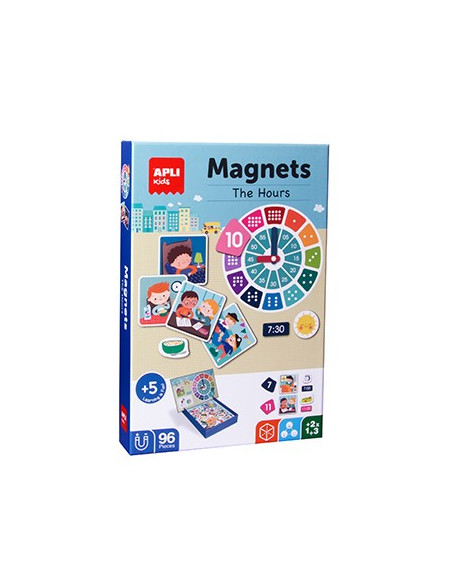 Jogo Educativo Magnético Apli As Horas 96 Peças