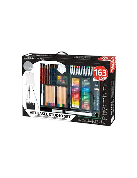 Kit Pinturas Complete Art Easel Studio Set 163un