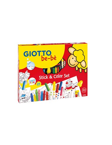 Conjunto Giotto Be-Be Colorir Stick & Color Set