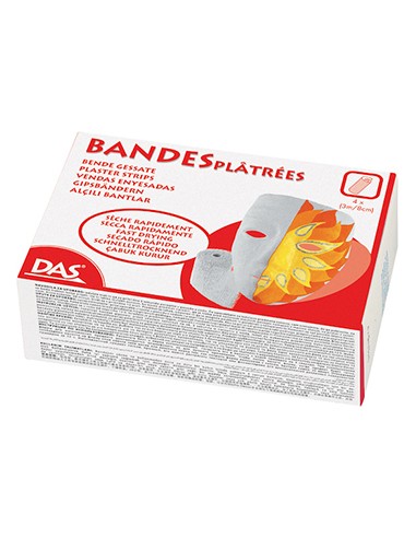 Bandas de Gesso DAS 8cmx3mts (4un)