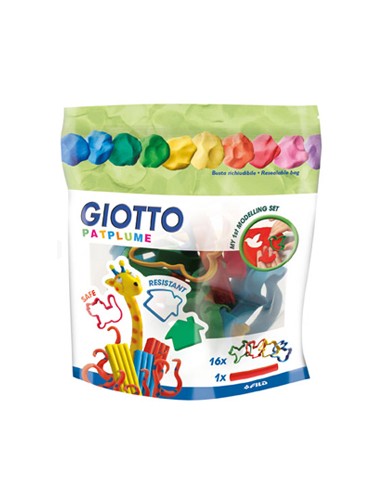 Acessorios Modelagem Giotto Patplume Blister 16un + 1 rolo