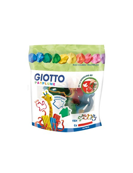 Acessorios Modelagem Giotto Patplume Blister 16un + 1 rolo