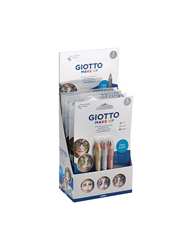 Lápis Facial Giotto Make Up Ouro Prata Bronze 3un