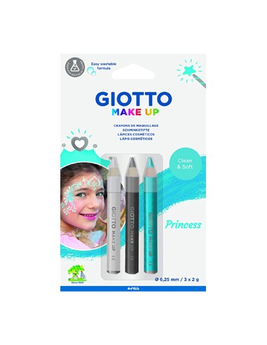 Lápis Facial Giotto Make Up Princesa 3un