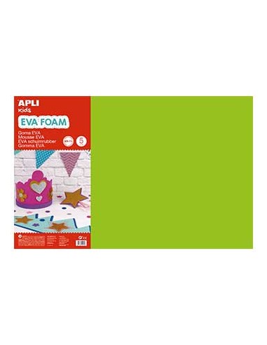 Placa de Cor Musgami 40x60cm 2mm Verde Claro 5Fls