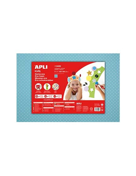 Placa de Cor Musgami 40x60cm 2mm Azul Bolinhas 3Fls