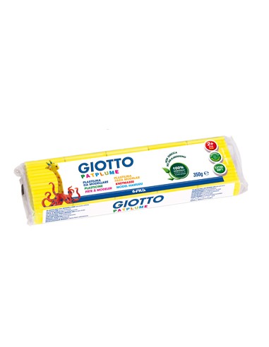 Plasticina Giotto Patplume 350gr Amarelo