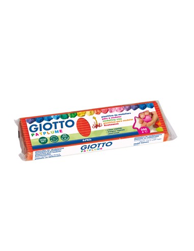 Plasticina Giotto Patplume 350gr Vermelho