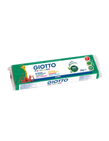 Plasticina Giotto Patplume 350gr Verde Escuro