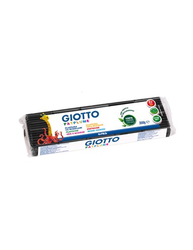 Plasticina Giotto Patplume 350gr Preto