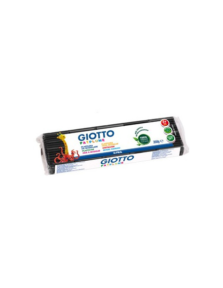 Plasticina Giotto Patplume 350gr Preto