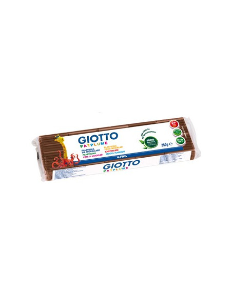 Plasticina Giotto Patplume 350gr Castanho